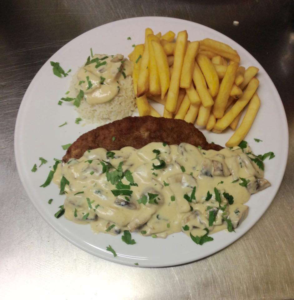 schnitzel a la veneziana 